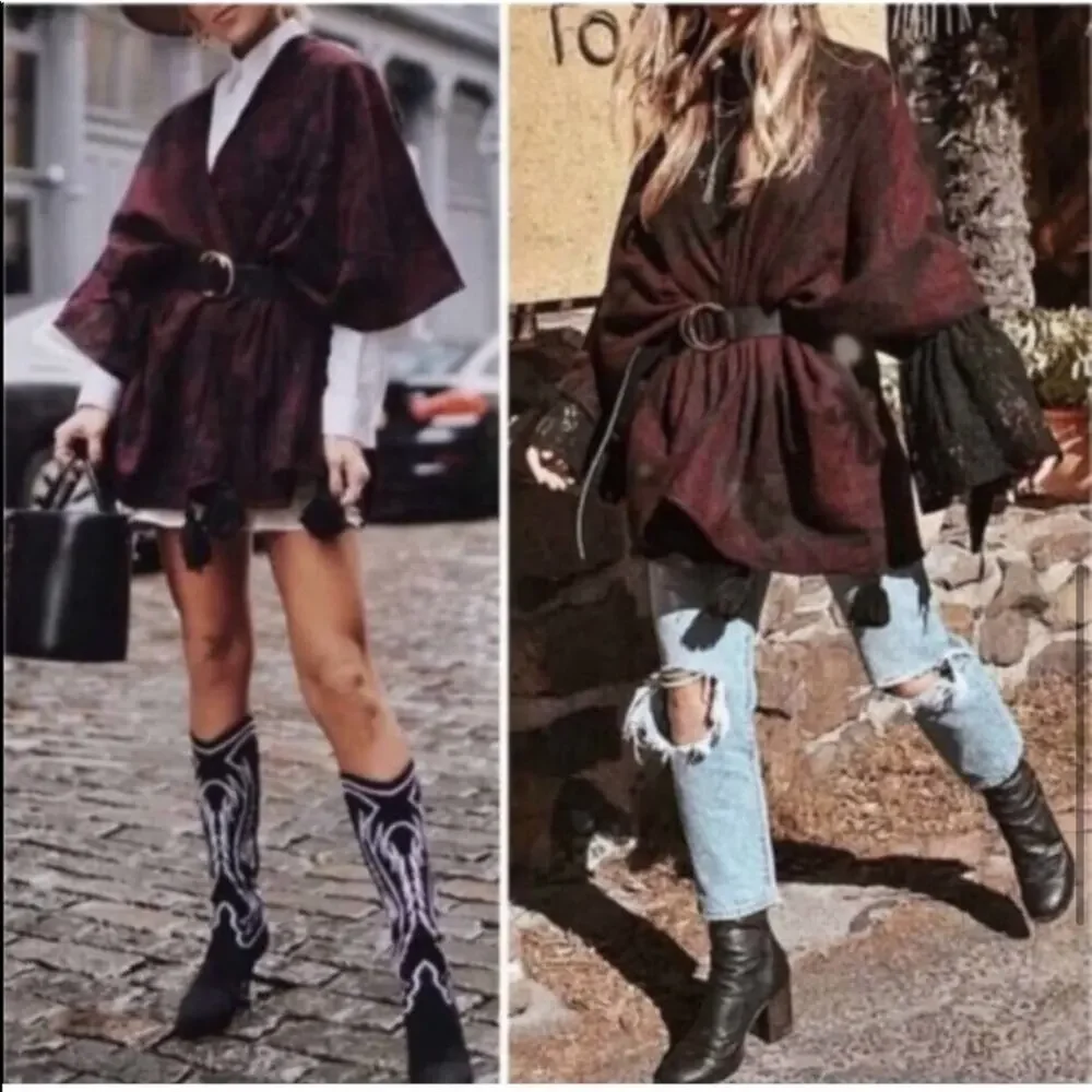 Cleobella Sevigny Capelet Poncho - Picture 5 of 12